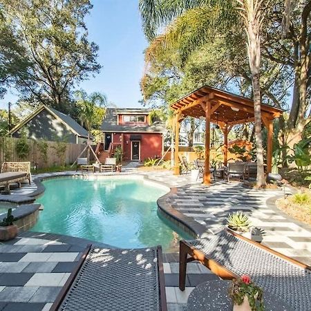 Unique Studio W Pool Spa & Gardens Near Downtown 傑克遜維爾 外观 照片